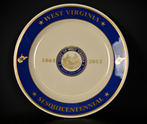 Limited Edition Homer Laughlin China 9" Sesquicentennial Plate