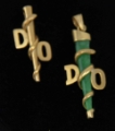Gold or Jade/Gold D.O. Pendant