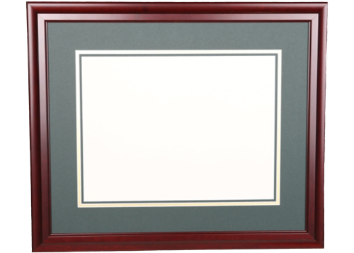 Certificate Frame - Mahogany