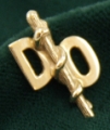 Sterling Silver D.O. Lapel Pin