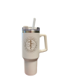 40oz Stainless Tumbler White