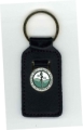 Black Leather Key Fob