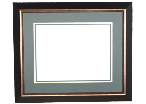 Certificate Frame - Black with Gold