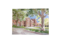 Jeanne Brenneman WVSOM Main Building in Summer Print